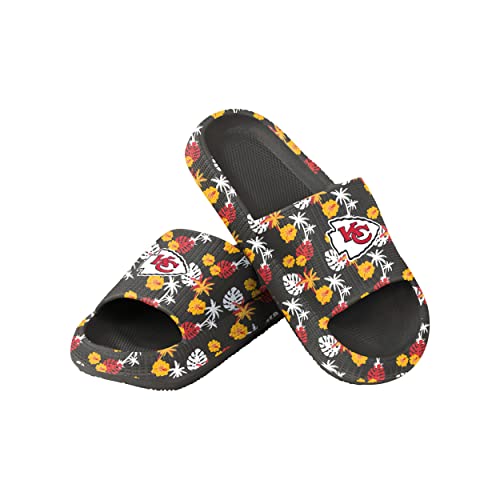 FOCO Kansas City Chiefs NFL Womens Floral Pillow Slide - L